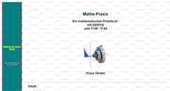 Desktop Screenshot of mathe-praxis.de